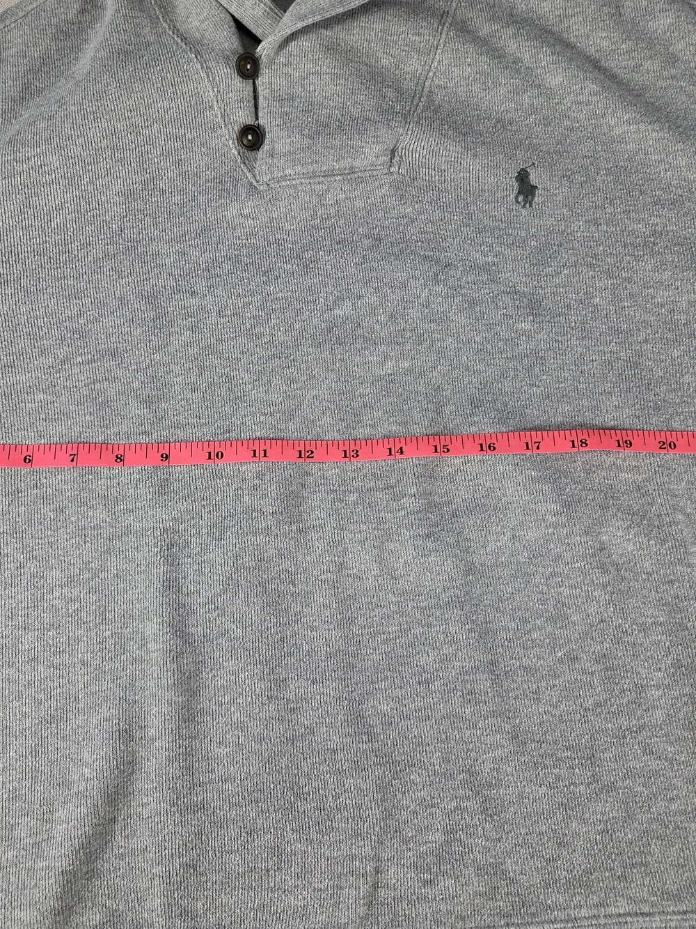 Polo Ralph Lauren Gray Shawl Collar Pullover XL